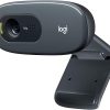 Amazon:$20.80 ($39.99)Logitech C270 HD Webcam, 720p, Widescreen HD Video Calling,Light Correction, Noise-Reducing Mic, For Skype, FaceTime, Hangouts, WebEx, PC/Mac/Laptop/Macbook/Tablet - Black