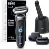 Amazon:$149.94 ($189.99)Braun Electric Shaver for Men, Series 7 7185cc, Waterproof, Wet & Dry Shave, Shaving Kit with SmartCare Center and Beard Trimmer, 3 Shave Modes, 60 Minute Battery Runtime, 10 Piece Set