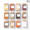 Amazon:$19.95($31.98)Glass Spice Jars with Labels, 4oz Glass Jars with Bamboo Lids, Square Spice Jars with Labels, Empty Spice Bottles for Seasoning Organizer, Spice Drawer Organizer, 12 Pack (White)