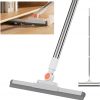 Amazon :$8.09 ($17.99)RONSUNG Floor Squeegee, Push Rubber Broom Scraper with 180° Rotating Movable Blade for Pet Hair Removal, Tile Concrete Floor Shower Walls Glass Window Garage Home Corners Cleaning