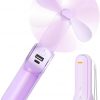 Amazon:  $7.14 ($15.99) Handheld Fan Rechargeable, Small Pocket Fan, 2000mAh