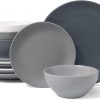 Amazon: $24.49 ($48.99)  Dinnerware Sets for 4, 12 Pieces Stoneware Plates and Bowls Sets