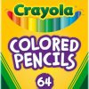 Amazon : $5.28 ($10.69) Crayola Mini Colored Pencils (Colors may vary), Coloring Supplies for Kids, 64 Count, Gift