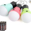 Amazon : $9.99 ($15.99)  EverBrite 3-Pack Camping Lights - 3 Lighting Modes, Portable LED Bulbs Ideal for Kids’ Adventure Activities, Backpacking, Camping, Picnic, Emergency and More, 3 x AAA Batteries Included