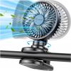 Amazon: $11.99 ($29.99) Portable Clip on Stroller Fan, 180° Auto Oscillating