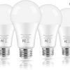 Amazon : $8.99 ($9.99) LED Light Bulbs, 100 Watt Equivalent A19, 13W 5000K Daylight White 1500 Lumens Non-Dimmable Bright E26 Edison Medium Screw Bulbs for Home Bedroom Kitchen Living Room Office Lamp, 4-Pack