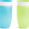 Amazon : $7.35 ($14.69) Munchkin Sippy Cups for Toddlers 1-3, Spill Proof Miracle 360 Cup, 10 Ounce, 2 Pack, Green/Blue