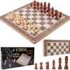 Amazon:  $9.99 ($19.99) Chess Set,Wooden Chess Board Game for Adults and Kids