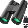 Amazon : $14.99 ($29.98) 12x42 Binoculars for Adults and Kids High Powered Large Eyepiece Compact for Bird Watching Waterproof Easy Focus Binoculars with Low Light Vision for Outdoor Hunting & Travel (Black)