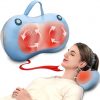 Amazon : $14.99 ($29.99) Shiatsu Back and Neck Massager,Gifts for Women Men Mom Dad - Back Massager Deep Tissue Kneading Neck Massage with Heat,3D Electric Pillow(Blue)