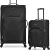 Amazon : $141.50 ($179.99) U.S. Traveler Aviron Bay Expandable Softside Spinner Wheels, Black, 2 Piece Luggage