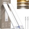 Amazon : $9.34 ($21.99) Onforu Under Cabinet Lighting, 54 LED Motion Sensor Light, Dimmable & 3 Color Temperature Closet Lights, 1500mAh USB Rechargeable Battery Operated, Magnetic Wireless Under Cabinet Lights for Kitchen