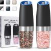 Amazon: $9.99 ($19.99) Electric Salt and Pepper Grinder set of 2