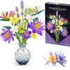 Amazon:  $14.99 ($29.99) Flowers Bouquet Building Set for Adults – DIY Artificial Flowers
