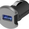 Amazon : $14.99 Scosche USBC121M ReVolt Universal Cigarette Lighter Single Device Compact One Port USB Car Charger, Fast Charge One Device Quickly, Black/Space Gray