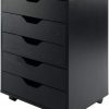 Amazon: $71.19 ($88.21) Halifax 5-Drawer Storage Cabinet, Black