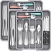 Amazon:  $9.99 ($24.99) Silverware Drawer Organizer, Expandable BPA Free Utensil Tray