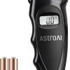 Amazon : $4.49 ($9.99) AstroAI Digital Tire Pressure Gauge with Replaceable AAA Batteries, 150 PSI 4 Settings Stocking Stuffers for Car Truck Bicycle Backlit LCD Non-Slip Grip Car Accessories, Black