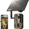 Amazon : $39.99 ($99.99)   Trail Camera, Celluar Trail Cameras Built-in 4G LTE SIM Card with 2k Live Streaming, 0.2S Trigger Speed Trail Cameras with Night Vision Motion Activated Waterproof IP66 Rating Game Camera