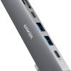 Amazon : $25.99 ($36.99)  Anker USB-C Hub for MacBook, 8-in-2 Adapter Compatible with Thunderbolt 3 USB-C Port, 4K HDMI, USB-A&C 3.0 Data Ports, SD Card, Lightning Audio