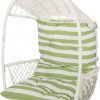Amazon: $110.15 ($129.60) Home Becky Wicker Hanging Chair with Cushion