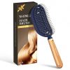 Amazon : $8.75 ($16.99) Speed Dry Detangler Brush, Spiral Vented Detangling Brush for Wet Hair, Metal-Infused Luxury Gold Handle, Curved Hairbrush with Massage Soft Bristles