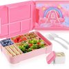 Amazon:  $5.99 ($11.98)  Bento Box for Kids,Leak-Proof Kids Lunch Box w/ 6 Compartments