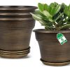Amazon: $10.49 ($24.99) Plant Planters Pots Set of 4 Pack 8 Inch