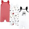 Amazon : $11.78 ($23.99) Hudson Baby Unisex Cotton Rompers