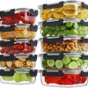 Amazon: $24.99 ($64.99) 10 Pack Glass Meal Prep Containers with Locking Lids