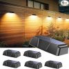 Amazon: $12.14 ($33.99) Solar Fence Lights Outdoor – 6 Pack Solar Deck Light with Warm White