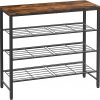 Amazon: $17.49 ($39.99) Shoe Rack for Closet, Rustic Brown Shoe Organizer