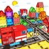Amazon: $13.00 ($39.99)  Magnetic Tiles Road Car Set, Toddler Magnetic Building Blocks