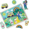 Amazon : $15.99 ($19.99)  Melissa & Doug Ms. Rachel Wooden Song Peg Puzzle, Light Activated, 6-Piece with Full Songs, Toddler Toys for Boys and Girls Ages 2-5+ Years - FSC Certified