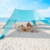 Amazon : $74.99 ($159.99)  INSTANTENT® Large Portable Beach Shade Canopy- 15X9 FT Easy Setup, UPF50+ Protection, Ultra-Stable Gull-Wing Beach Tent (Turquoise)
