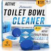 Amazon:$15.16 ($18.95)ACTIVE Automatic Toilet Bowl Cleaner Tablets Blue Gel Toilet Tank Cleaners, Septic-Safe Hard Water Ring Stain Remover, Smell Eliminator Heavy Duty Toilet Cleaning & Deodorizer, Fresh Scent - 12 Tabs