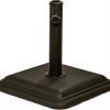 Amazon:$21.50 ($46.99)S Weight 26 Pound Umbrella Base - Cast Stone Outdoor Umbrella Stand - for Use with Umbrella Poles 1.3'' to 1.8'' - Designed to be Used with Patio Table - Bronze
