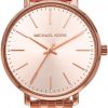 Amazon:$195.00($200.00)Michael Kors Pyper Women's Watch, Stainless Steel Watch for Women with Steel, Leather, or Silicone Band