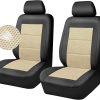 Amazon:$25.99 ($35.99)Car Seat Covers Full Set, Automotive Universal Seat Cover Compatible Airbag, Quilting Interior Car Seat Covers, Easy Install Seat Covers for Cars, Truck, Van, and SUV, Pure Black
