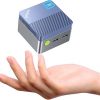 Amazon:$137.99 ($179.99)GMKtec Mini PC, G5 Micro Desktop Computer, 12th Gen Intel Alder Lake N97 (up to 3.60GHz) 12GB DDR5 256GB Hard Drive for Business, School, Office Sky Blue