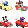 Amazon:$19.99 ($23.99)Hot Wheels Mattel Disney and Pixar RacerVerse 4-Pack of 1:64 Scale Die-Cast Cars with Character Drivers, Optimized for Track Racing