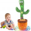 Amazon : $13.29 ($19.99)  MIAODAM Dancing Talking Cactus Toy for Baby Toddler, Colorful Glowing Repeating What You Say, Singing Talking Toy 120 Pcs Songs for Baby Dancing Cactus Mimicking Toys