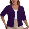 Amazon:  $10.99 ($21.98) Short Sleeve Cardigans for Women Plus Size Summer Cardigan