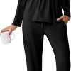 Amazon: $9.99 ($24.99) Women Pajamas Set 2 Piece Loose Fit Sleepwear Long Sleeve Nightwear Set Pjs Loungewear