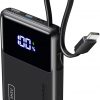Amazon : $24.29 ($29.99) INIU 45W Power Bank, Slimmest 10000mAh Portable Charger with Build in USB-C Cable, Fast Charging USB C in&Out Battery Pack, Travel External Phone Charger for iPhone 16 15 Samsung S24 S23 Google etc