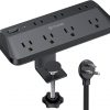 Amazon : $12.99 ($25.98) TROND Desk Clamp Power Strip - 1700J Surge Protector with 7 Outlets, Desktop Edge Mount Extension Cord, Fit 1.97