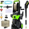 Amazon : $79.98 ($199.99)  Electric Pressure Washer, 2.5 GPM High Power Washer with 4 Nozzles Set & Foam Cannon, Power Washer for Driveways, Cars, Fences, Decks, Patios, and Outdoor Cleaning