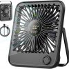 Amazon:  $9.99 ($16.99) Rechargeable Portable Travel Fan – USB Desk Fan w/ 100 Wind Speeds