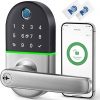 Amazon : $40.79 ($79.99) Smart Keypad Door Lock with Handle: NICE DIGI Keyless Entry Fingerprint Lock for Front/Interior Door, Electronic Digital Lock with Code, Easy Installation(Model X1)