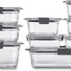 Amazon : $63.99 ($79.99)   Rubbermaid Brilliance Glass Food Storage Containers, Assorted Sizes, Set of 9, BPA-Free, Leak-Proof, Clear